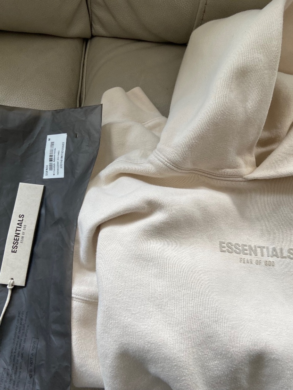 FEAR OF GOD ESSENTIALS Hoodie Sweatshirt Men oversized Medium Gray